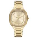 Relógio Euro Feminino Ref: Eu2036ywa/4d Casual Retangular Dourado
