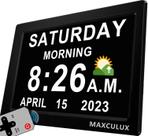Relógio falante digital MAXCULUX 19 Alarmes com dia e data