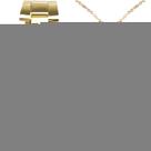 relogio feminino aço inox prova dagua + colar + caixa casual qualidade premium dourado social presente aço inoxidavel