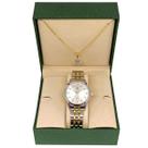 Relógio Feminino Analógico Tuguir 9182B Resistente à água 5 ATM Caixa em Metal Prata Pulseira de Aço Visor Cristal Mineral Redondo Dobrável com Botão