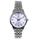 Relógio Feminino Analógico Tuguir 9182C Resistente à água 5 ATM Caixa em Metal Prata Pulseira de Aço Visor Cristal Mineral Redondo Dobrável com Botão