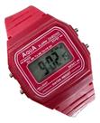 Relógio Feminino Aqua Aq-81 Vermelho A Prova D'agua