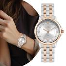 Relógio Feminino Bicolor Prata e Rosé Pequeno Delicado Fashion Luxo Elegante com Caixa e Pulseira de Aço Inoxidável e Resistência à Água 5 ATM Technos Relógio Feminino Bicolor Prata e Rosé Pequeno Delicado Fashion Luxo Elegante com Caixa e Pulseira de Aço Inoxidável e Resistência à Água 5 ATM Technos