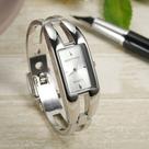 Relógio Feminino Bracelete Aço Inox Barato Analógico