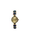 Relógio Feminino Bracelete Atoma Trevo Dourado Azul Furtacor.