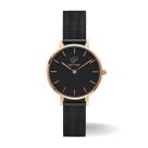 Relógio Feminino Casual De Pulso Elegante Analógico Preto Rosé 32mm