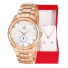 Relógio Feminino Champion Ana Hickmann Rosé Cristal AH28599Z