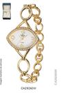 Relógio Feminino Champion CA29260W Analógico Com Kit De Joias Pulseira De Aço Dourado