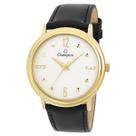 Relógio Feminino Champion Dourado material sintético Mostrador Branco Original Resistente à Água CN20962B