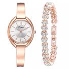 Relógio Feminino com Pulseira com Corações e caixa Presente Para Namorada Luxo