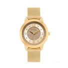 Relógio Feminino Condor com Brilho CO2039MUC/K4D com Conjunto Dourado