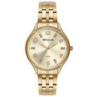 Relógio Feminino Cristais Dourado - Seculus
