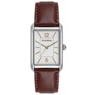 Relógio Feminino Cromado Quadrado Casual - Mondaine