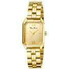Relógio feminino Diaofendi Petite Gold impermeável em aço inoxidável
