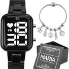 relogio feminino digital preto + pulseira delicada + caixa qualidade premium original presente edição limitada casual relogio feminino digital preto + pulseira delicada + caixa qualidade premium original presente edição limitada casual