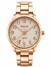 Relógio Feminino Dourado Aço Inoxidável Elegante Casual Quartz