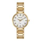 Relógio Feminino Dourado com Cristais Madrepérola 44285LPSVDS1 Relógio Feminino Dourado com Cristais Madrepérola 44285LPSVDS1