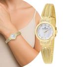 Relógio Feminino Dourado de Pulso Pequeno Delicado Fashion Luxo Elegante Casual Social Champion Relógio Feminino Dourado de Pulso Pequeno Delicado Fashion Luxo Elegante Casual Social Champion
