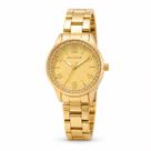 Relógio Feminino Dourado Pallyjane Luxo Elegante Aço Inoxidável Relógio Feminino Dourado Pallyjane Luxo Elegante Aço Inoxidável