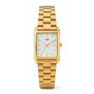 Relógio Feminino Dourado Van Gogh Gold Fundo Branco