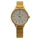 Relógio feminino Grandarte Sun Gold cor dourada.
