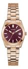 Relógio Feminino Guess Gw0934l5 Ouro Rose Bonina Elegante Rose Gold Ouro Rose Vermelho