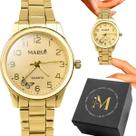 Relogio Feminino Inoxidável Aço Dourado Banhado + Caixa original social inoxidável ajustavel preto delicado garantia Relogio Feminino Inoxidável Aço Dourado Banhado + Caixa original social inoxidável ajustavel preto delicado garantia