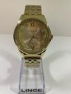 Relógio Feminino Lince Dourado - Floral Relógio Feminino Lince Dourado - Floral