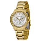 Relógio Feminino Lince LMGH117L S1KX Multifunção Pulseira de Aço Dourado