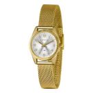 Relógio Feminino Lince Original LRG4674LS2KX Pulseira Metal Esteira Dourado Relógio Feminino Lince Original LRG4674LS2KX Pulseira Metal Esteira Dourado