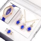 Relógio Feminino Luxuoso Vinkin Minimalista + Kit Acessórios Strass