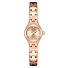 Relógio Feminino Mini Dourado Rosé Luxo Analógico Pequeno
