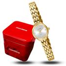 Relógio Feminino Mondaine Dourado Clássico Mini