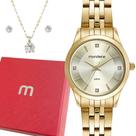 Relógio Feminino Mondaine Dourado Prova Dágua Original Luxo