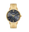 Relogio Feminino Orient Dourado e Preto Fases da Lua Mgss0002 G3kx