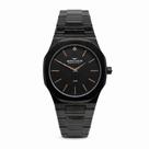 Relógio Feminino Preto Casual Aço Inox a prova d'água