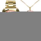 relogio feminino prova dagua banhado + colar ouro caixa social aço inoxidavel qualidade premium casual presente dourado