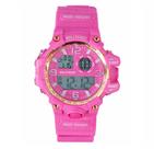 Relógio Feminino Rosa Delicado Digital Leve Meninas 2026