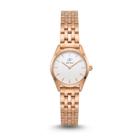 Relógio Feminino Rosê Elegante Delicado Pequeno New Port