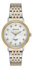 Relógio Feminino Seculus Bicolor Madreperola Cristais 36mm Prateado Dourado Creme Relógio Feminino Seculus Bicolor Madreperola Cristais 36mm Prateado Dourado Creme
