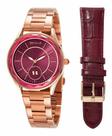 Relógio Feminino Seculus Rose Gold Troca Pulseira