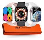 Relógio Feminino Smart Watch W59 Mini, A Prova D'Água e Troca Foto de Fundo