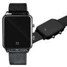 relogio feminino social digital led aço inox original casual presente moda ajustavel