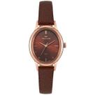 Relógio Feminino Technos 2035NCO/0M Marrom Pulseira de Couro Original