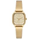 Relógio Feminino Technos 2035NG Quadrado Retro Cor:dourado