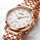 Relógio Feminino Vinanzi Doha Rosê, Sofisticado Em Aço Inox, Resistente à Água, Analógico, Quartzo, Acompanha Pulseira e Caixa de Brinde Relógio Feminino Vinanzi Doha Rosê, Sofisticado Em Aço Inox, Resistente à Água, Analógico, Quartzo, Acompanha Pulseira e Caixa de Brinde