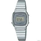 Relógio Feminino Vintage Casio Prata LA670WA-7DF-SC