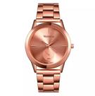 Relógio Feminino Womage Luxo Aço Inox Estojo