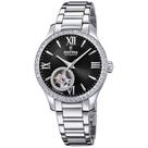 Relógio Festina F20485/2 feminino preto automático 34 mm