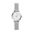 Relogio Fossil Carlie Mini ES4432 Prateado em Aço Inoxidável